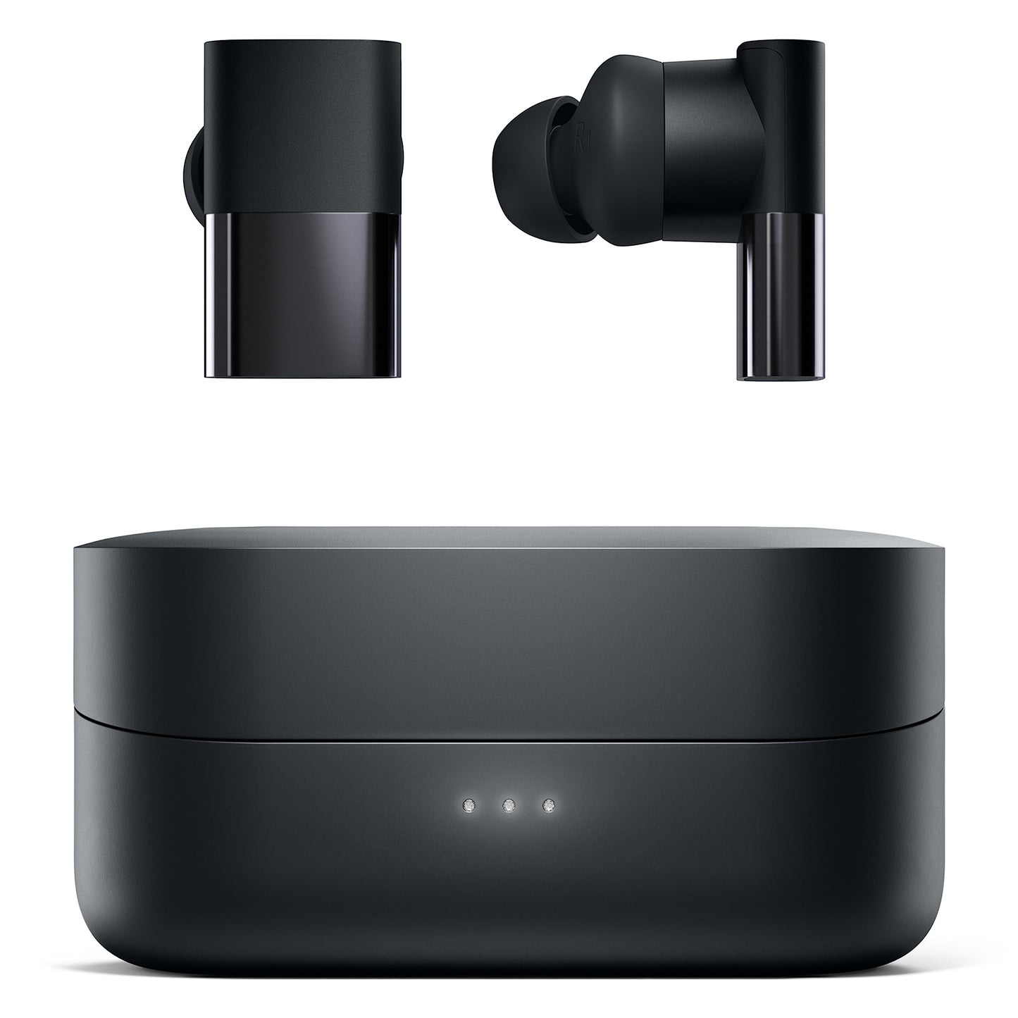 Status Audio Between Pro True Wireless Earbuds - Small Charging Case - 4 Microphones - Hybrid Triple Driver - 12 + 36 Hour Battery - Bluetooth 5.2 - Noise-Isolating Fit - IPX5 Water Resistant Ear Buds